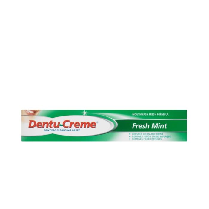 Dentu Creme Denture Cleansing Toothpaste Fresh Mint 75ml