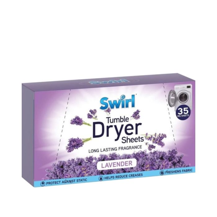 Swirl Laundry Sheets Lavender 35pk