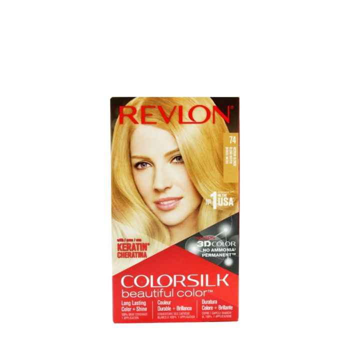 Revlon Colorsilk Hair Dye Permanent 74 Medium Blonde