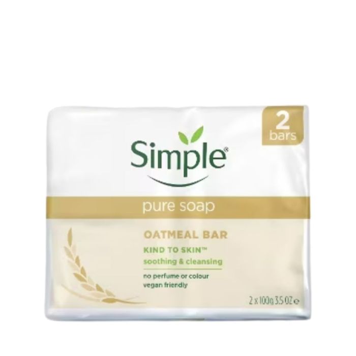 Simple kind to Skin Oatmeal Soap Bar 2 x 100G