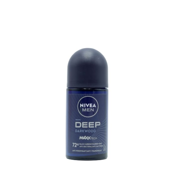 Nivea Men Deep Darkwood Anti-Perspirant Roll On Deodorant 50ml