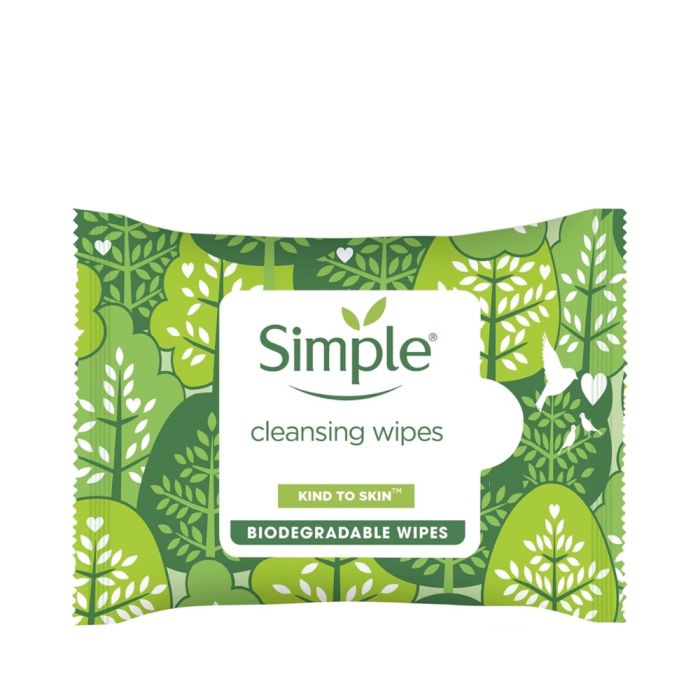 Simple Kind to Skin Cleansing Wipes for sensitive skin 20 Wipes