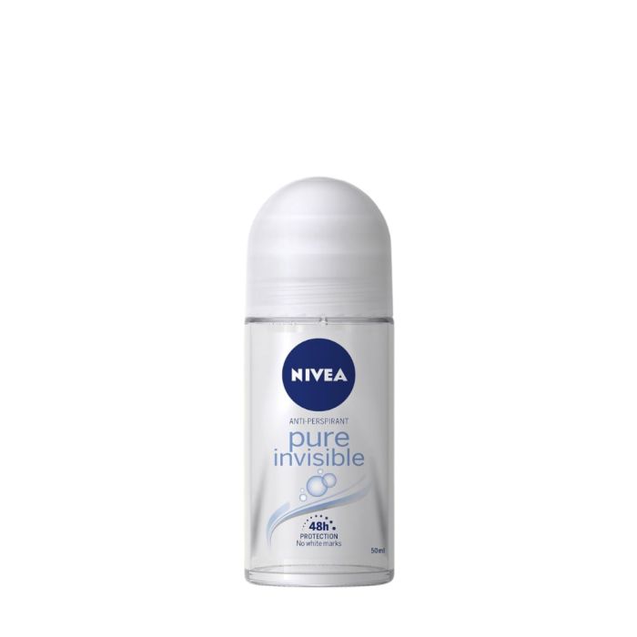 NIVEA Pure Invisible Women Roll‑On Antiperspirant Deodorant 50 ML