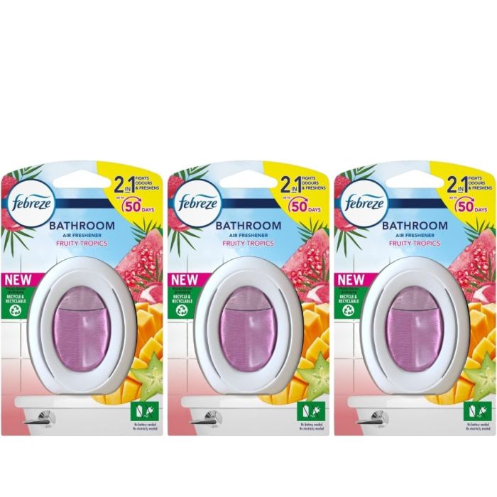 Febreze Bathroom Gel Air Freshener Fruity Tropics 7.5ml
