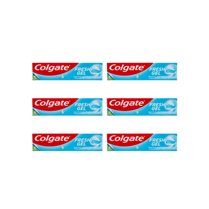 Colgate Toothpaste Fresh Minty Gel 75ml - Pack of 6