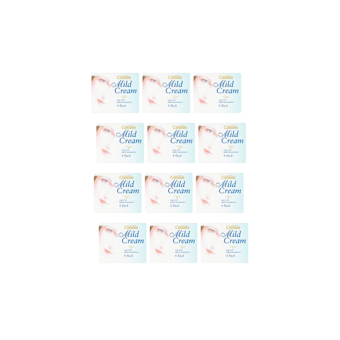 Cussons Mild Cream Soap with Added Moisturisers 4 Pack 90g