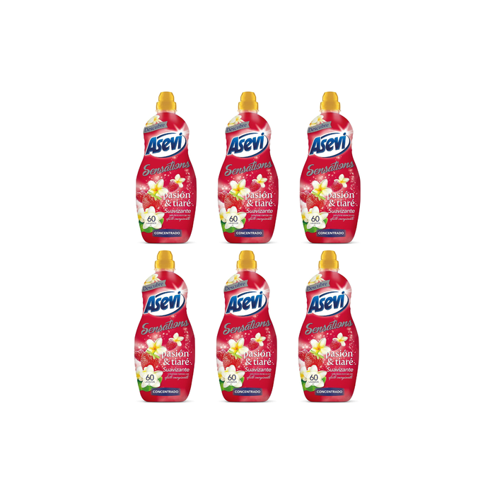 Asevi Concentrated Fabric Softener Sensations Pasion 60 Washes 1.5L