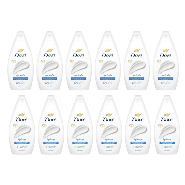 Dove Body Wash Hydrate 450ml - Pack of 12