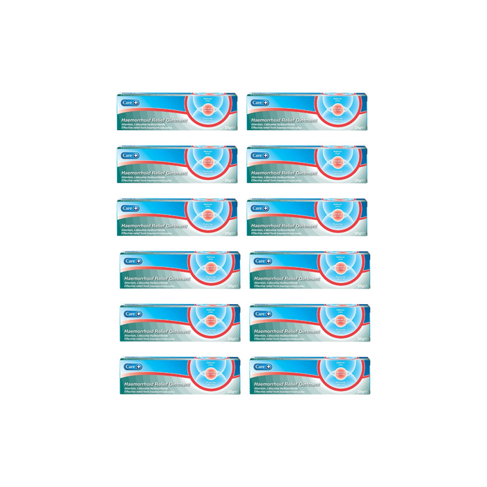 Care Haemorrhoid Relief Ointment 25g - Pack of 12