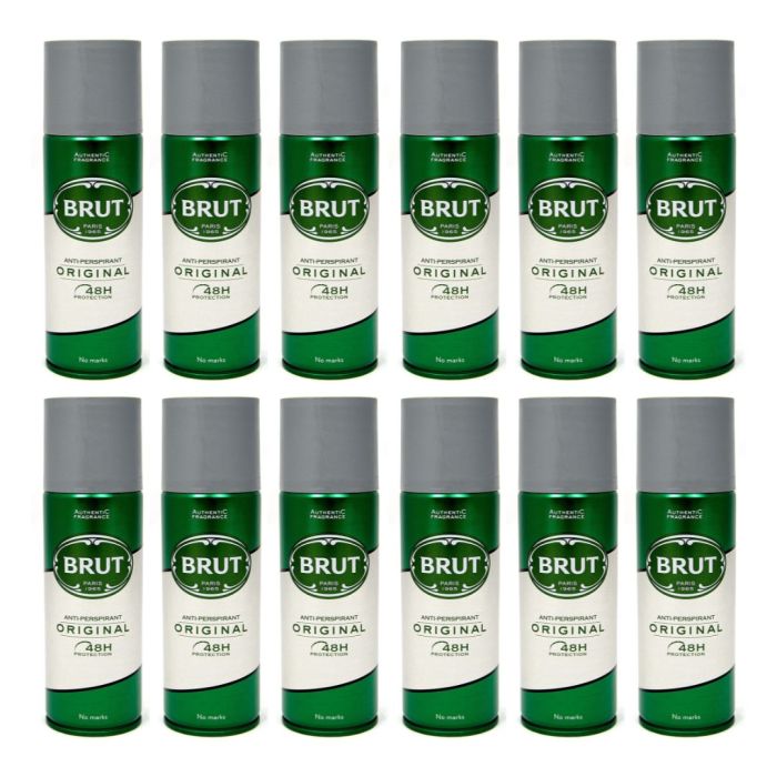 Brut Original Mens Antiperspirant 200ml - Pack of 12