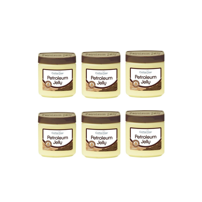 Cotton Tree Petroleum Jelly Fragranced With Cocoa Butter 226g - Pack of 6