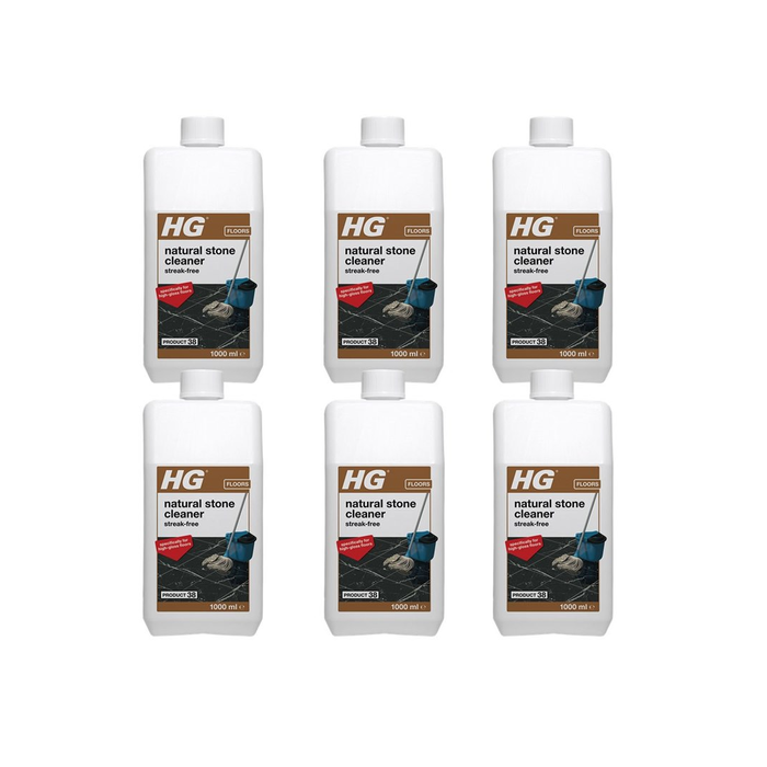 HG Natural Stone Cleaner Extra Strong Product 40 - 1 Litre - Pack of 6