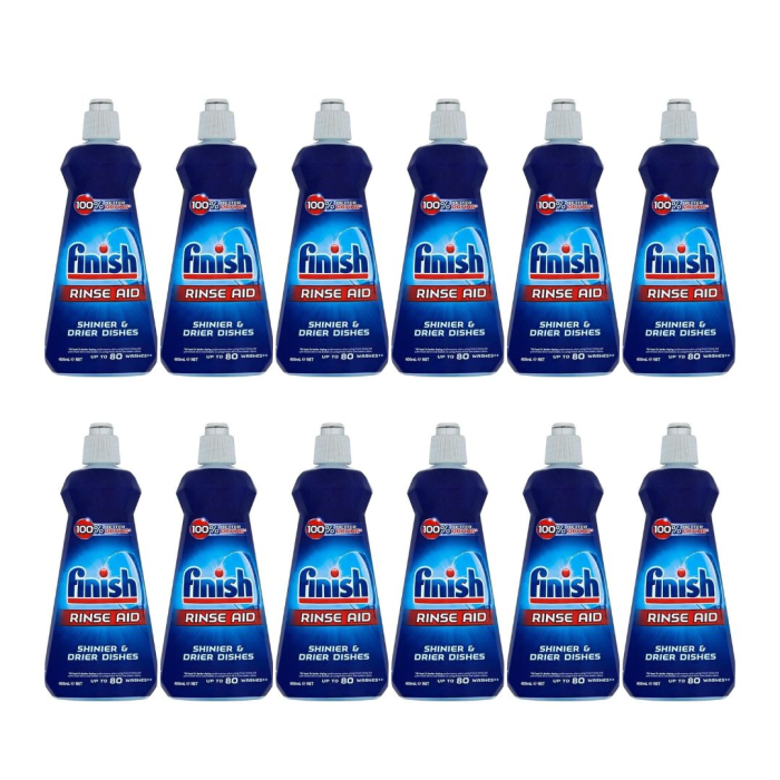 Finish Rinse Aid 400 ml - Pack of 12