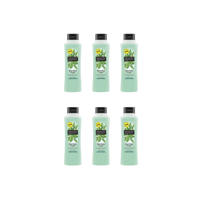 Alberto Balsam Tea Tree Tingle Conditioner 350ml - Pack of 6