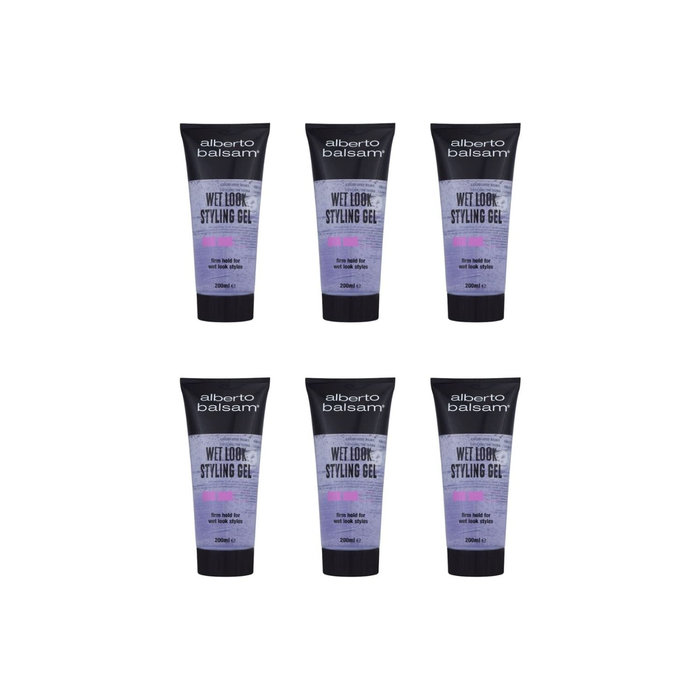 Alberto Balsam Wet Look Styling Gel 200 ml - Pack of 6