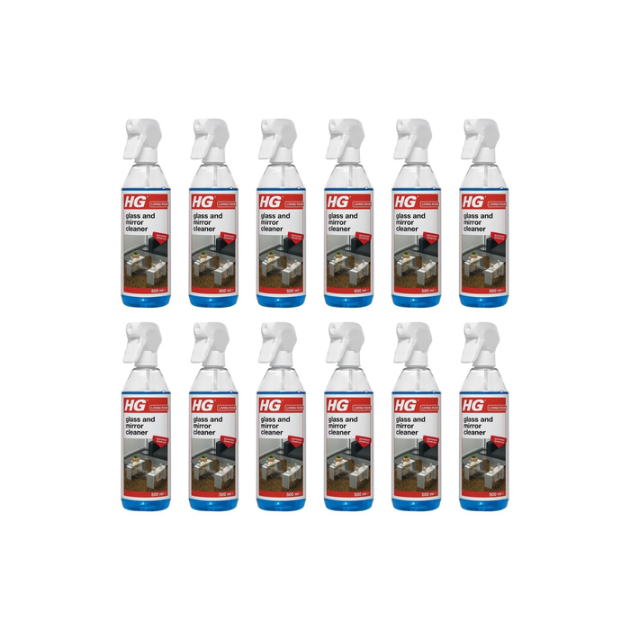 HG Glass and Mirror Cleaner 500ml - Pack of 12
