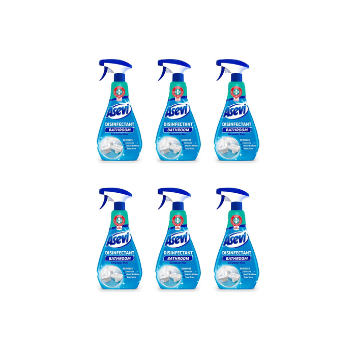 Asevi Bathroom Disinfectant cleaner spray 720ml - Pack of 6