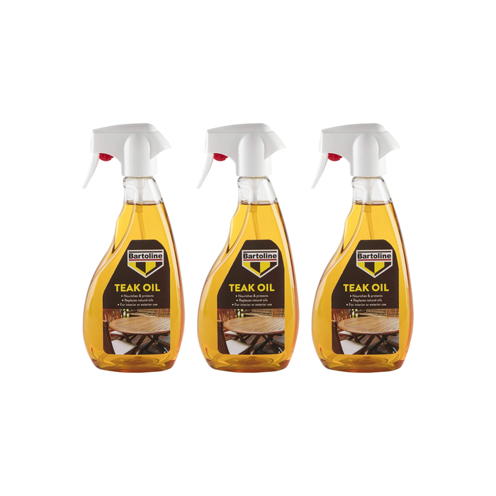 Bartoline Teak Oil Spray Wood Protector 500ml