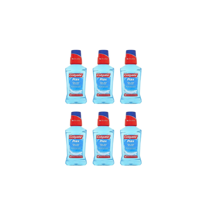 Colgate Plax Cool Mint Mouthwash 250ml - Pack of 6