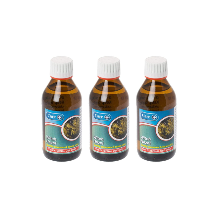 Care+ Witch Hazel Skin Cleanser & Toner for External Use 200ml  - Pack of 3