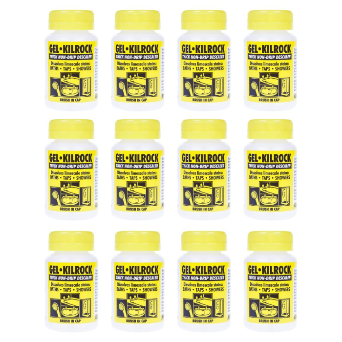 Kilrock Brush on Gel Descaler & Limescale remover 160ml - Pack of 12
