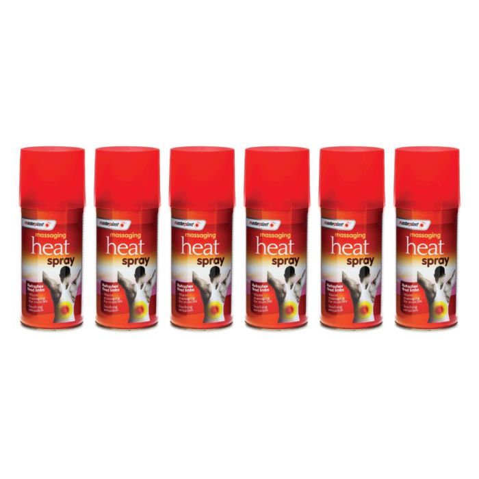 Masterplast Massaging Heat Spray 125ml bottle for muscle and joint pain relief
