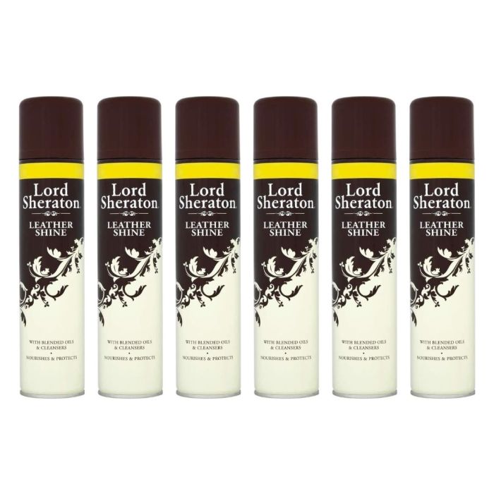Lord Sheraton Leather Shine Spray 300ml - Pack of 6