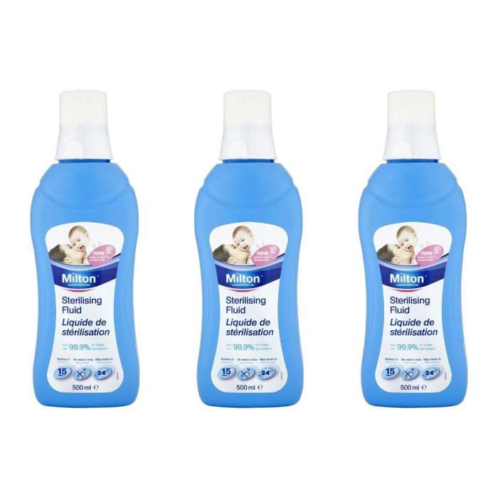 Milton Sterilising Fluid 500ml - Pack of 3