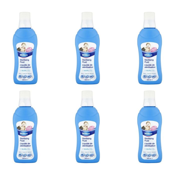 Milton Sterilising Fluid 500ml - Pack of 6