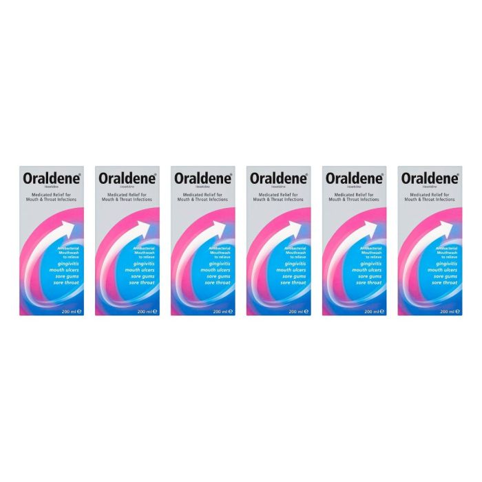 Oraldene Mouthwash Original 200ml - Pack of 6