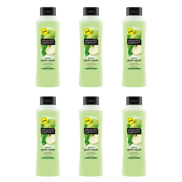 Alberto Balsam Juicy Green Apple Refreshing Conditioner 350ml - Pack of 6