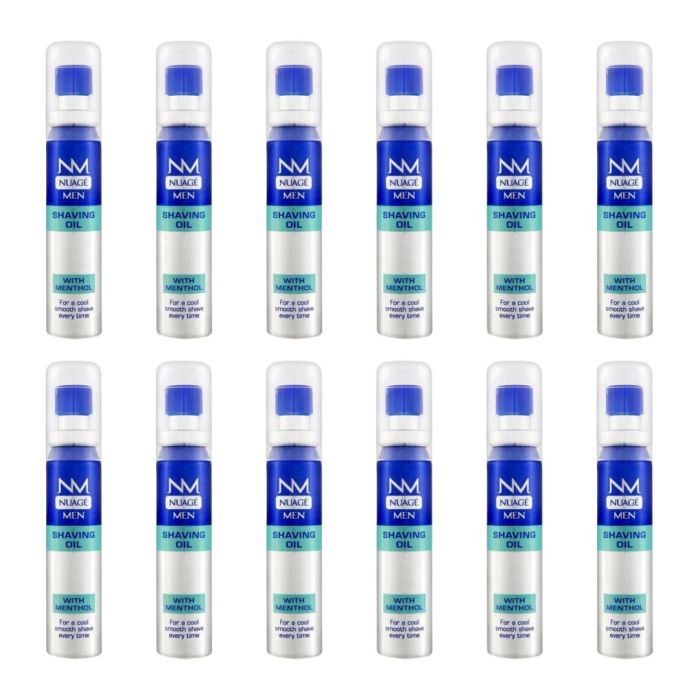 Nuage Men Shaving Oil With Menthol Cool & Smooth Shave 20ml - Pack of 12