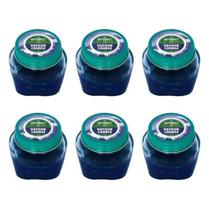 Eucalyptus infused Vapowax candle for congestion relief atmosphere
