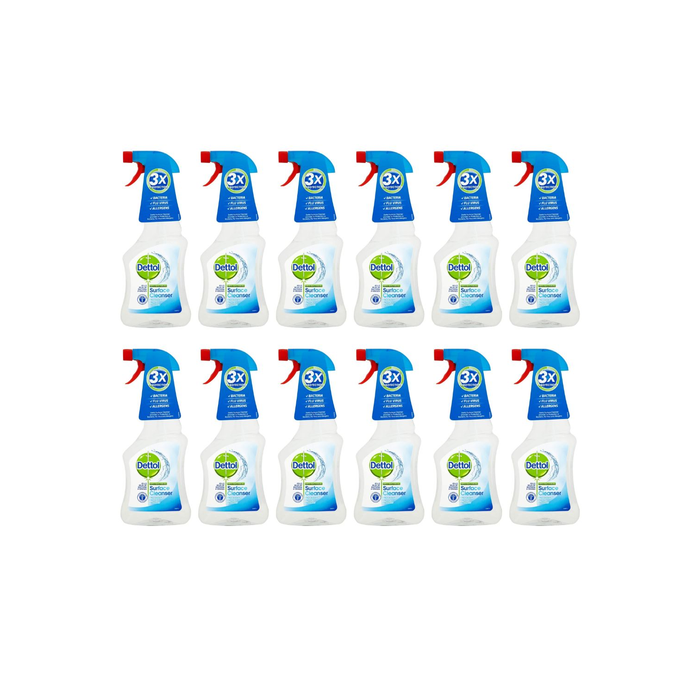 Dettol Antibacterial Surface Cleanser Spray 500ml - Pack of 12