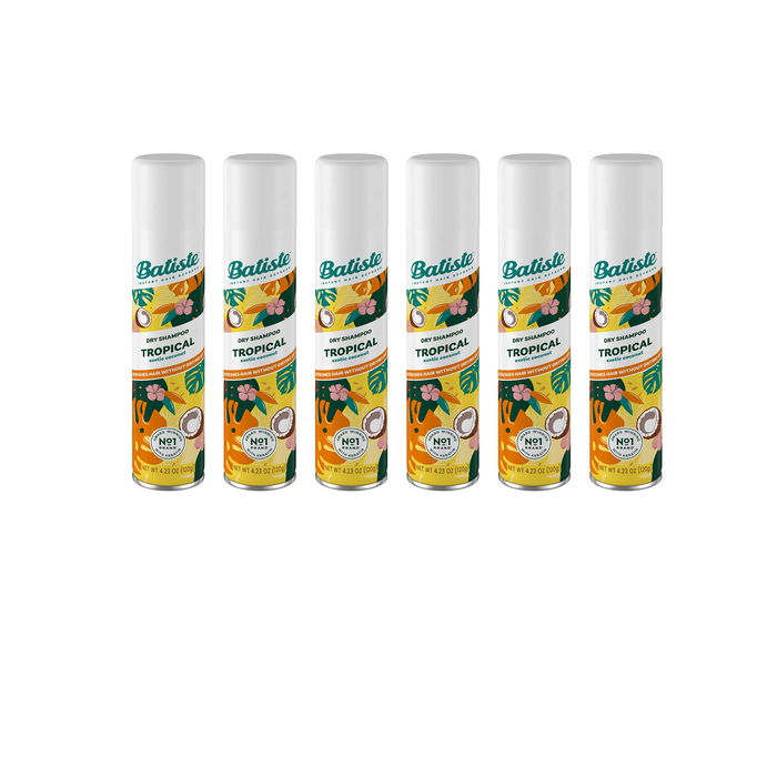 Batiste Original Tropical Exotic Coconut Dry Shampoo 200ml - Pack of 6