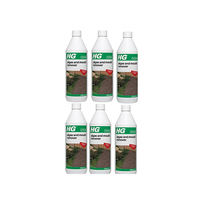 HG Algae and Mould Remover 1 Litre - Pack of 6