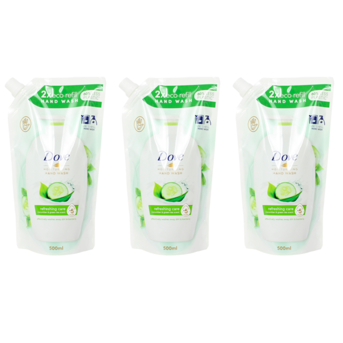 Dove fresh touch refill hand wash 500ml - Pack of 3