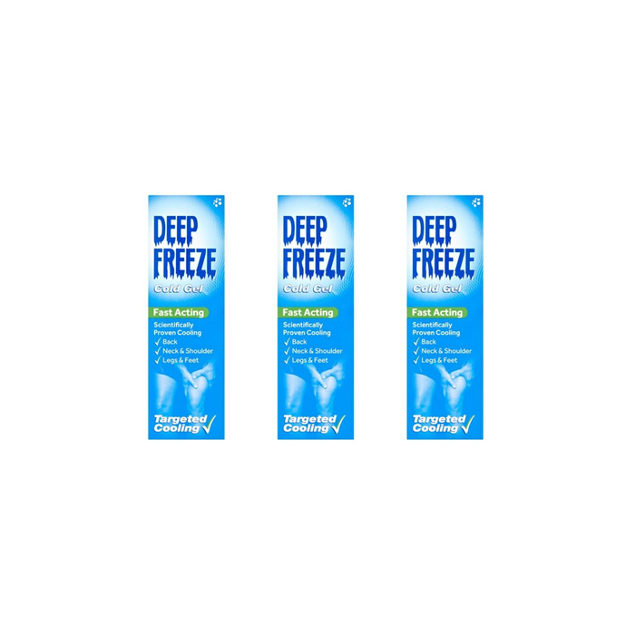 Deep Freeze Pain Relief Cold Gel 100g (Packaging may vary) - Pack of 3