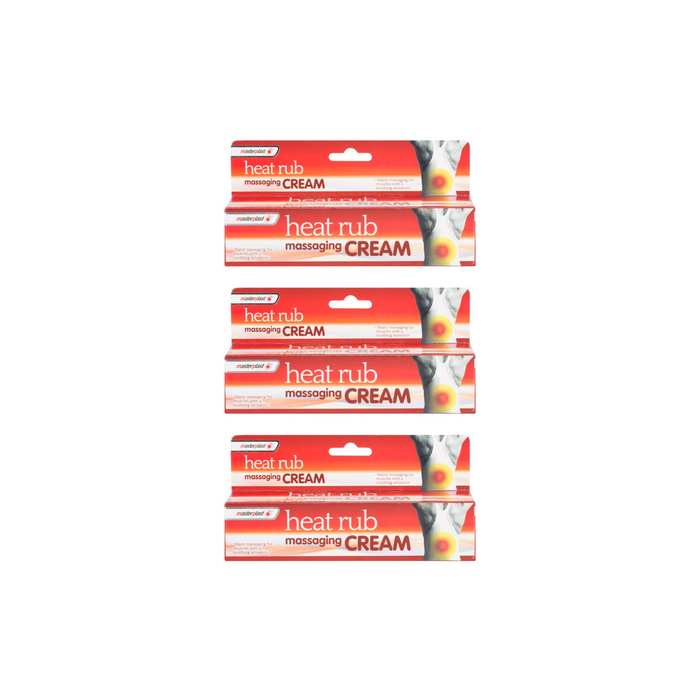 Masterplast Heat Rub Massaging Cream 70g - Pack of 3