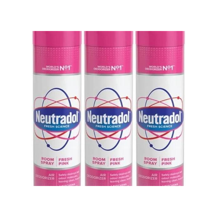 Neutradol Fresh Pink Room Spray 300ml - Pack of 3