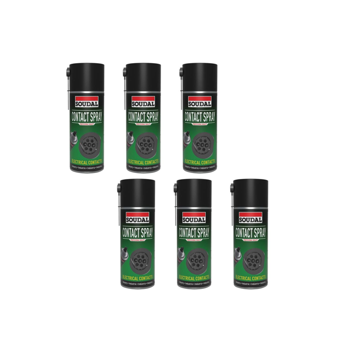 Soudal Contact Spray 400ml - Pack of 6