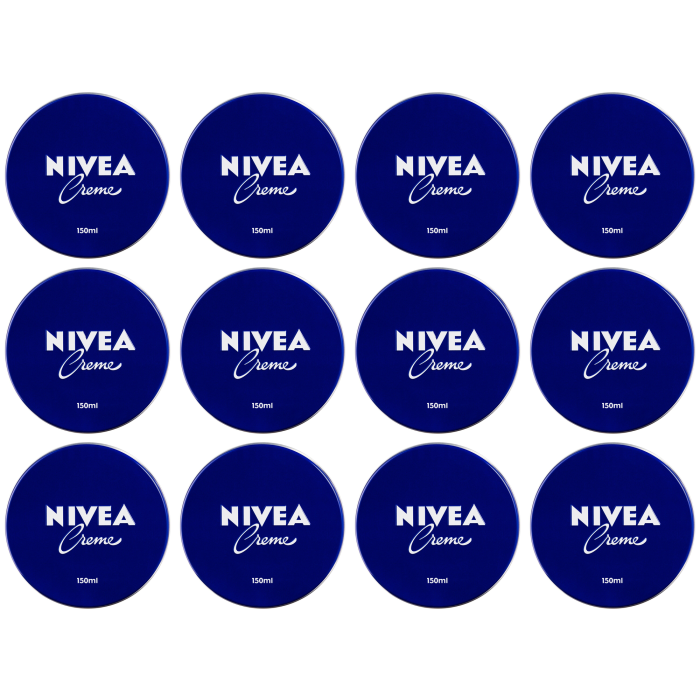 Nivea Moisturizing Cream Tin 150ml - Pack of 12