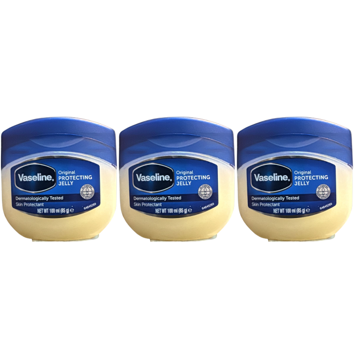 Vaseline Original Petroleum Jelly 100ml - Pack of 3