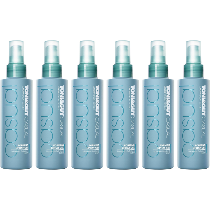 Toni & Guy Casual Forming Spray Gel 150 ml - Pack of 6