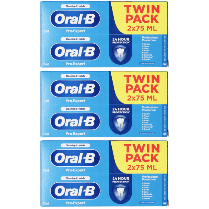 Oral-B Professional Protection Pro Expert Toothpaste 2x75 ML - Pack of 3