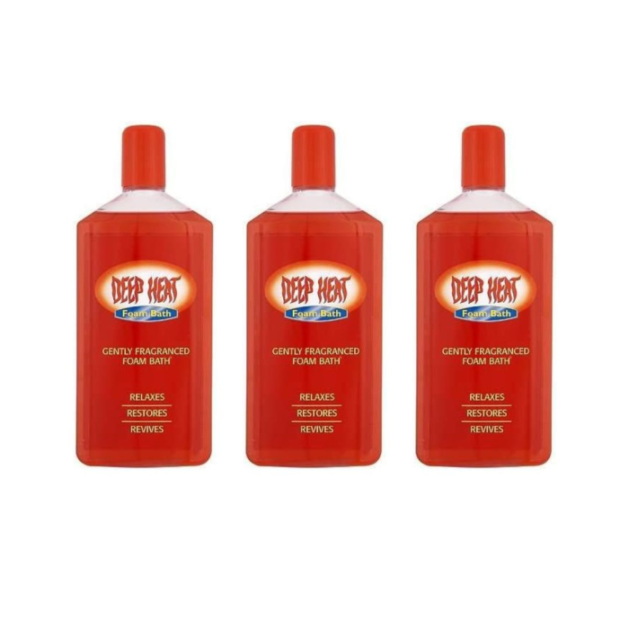 Deep Heat Gently Fragranced Foam Bath 350ML - Pack of 3