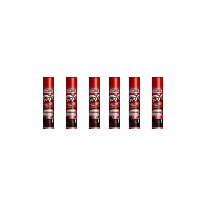 Car-Pride Spray Wax Long Lasting Showroom Finish Superfast Formula 300ml - Pack of 6