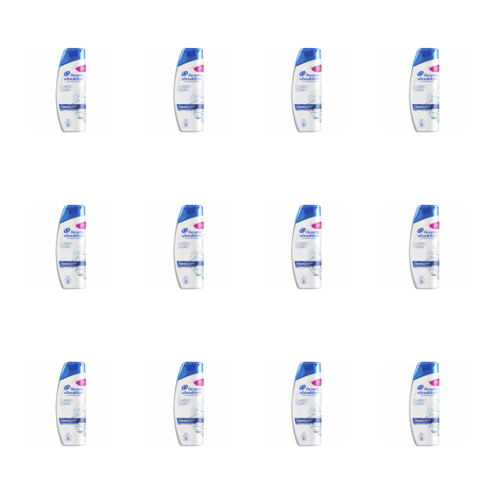 Head & Shoulders Classic Clean Anti-Dandruff Shampoo 250ml - Pack of 12