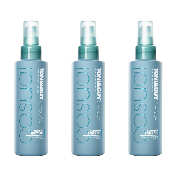 Toni & Guy Casual Forming Spray Gel 150 ml - Pack of 3