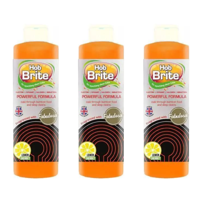 Hob Brite Hob Cleaner Lemon Sherbet 250ml - Pack of 3